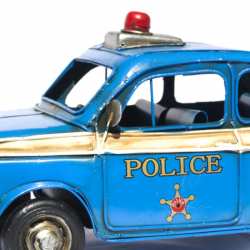 Modellino Fiat 500 della Polizia da collezione