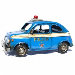Modellino Fiat 500 della Polizia da collezione