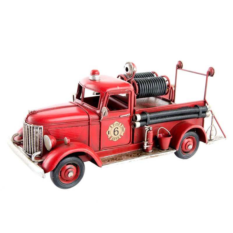 Modellino Camion dei Pompieri Americano d'epoca