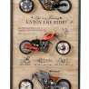 Orologio da parete Vintage con Moto