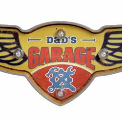 Insegna luminosa Vintage Garage da interno Insegna luminosa Vintage Garage da interno