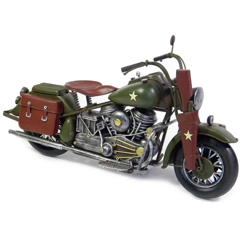 Modellino moto militare d'epoca Modellino moto militare d'epoca