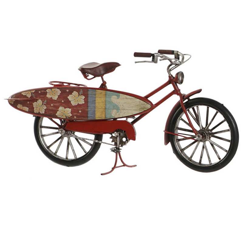 Modellino Vintage bici con surf Modellino Vintage bici con surf