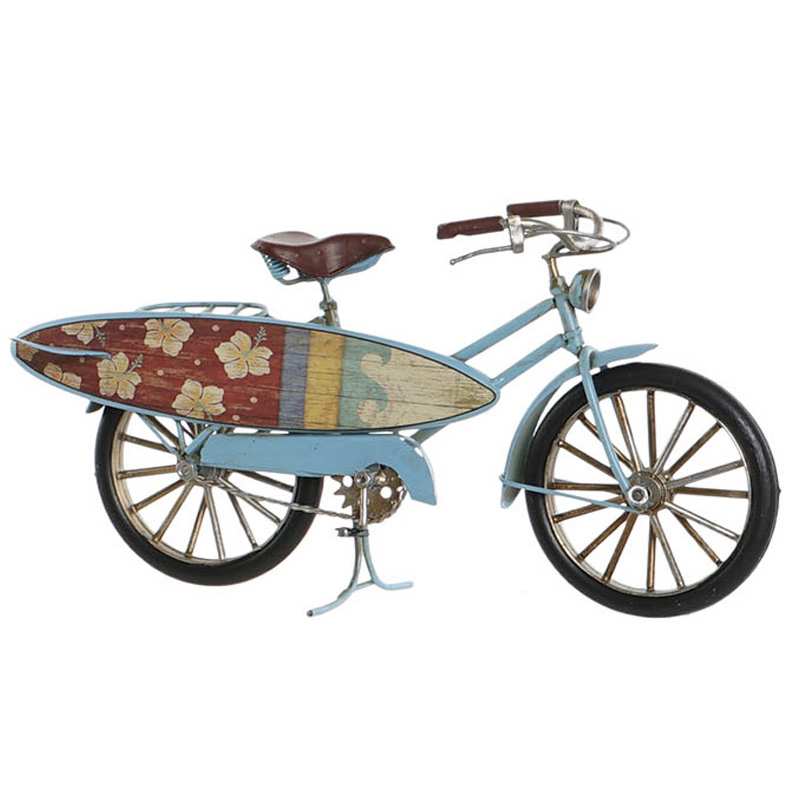 Modellino Vintage bici con surf Modellino Vintage bici con surf