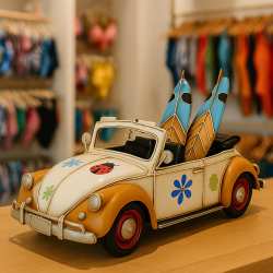 Modellino Volkswagen cabriolet d'epoca