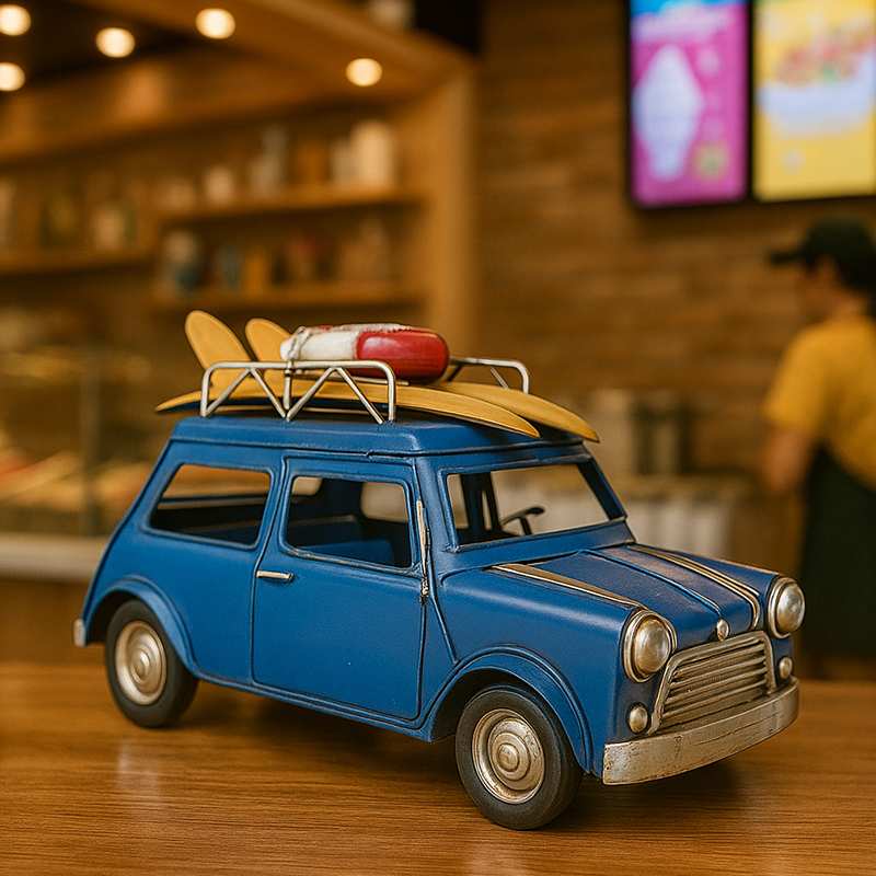 Modellino Mini Cooper d'epoca