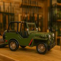 Modellino Jeep militare d'epoca