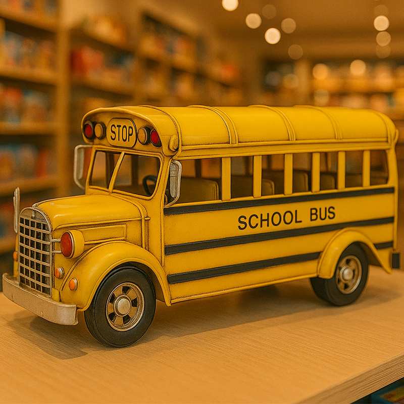 Modellino Scuola bus americano d'epoca