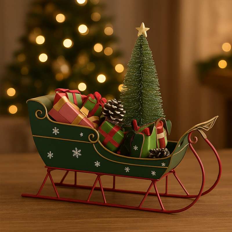 Modellino slitta di Babbo Natale