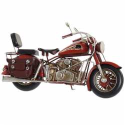 Modellino Moto Custom Harley Davidson in metallo