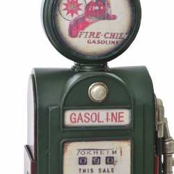 Pompa di Benzina Americana d'epoca da collezione in latta