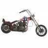 Modellino moto custom americana