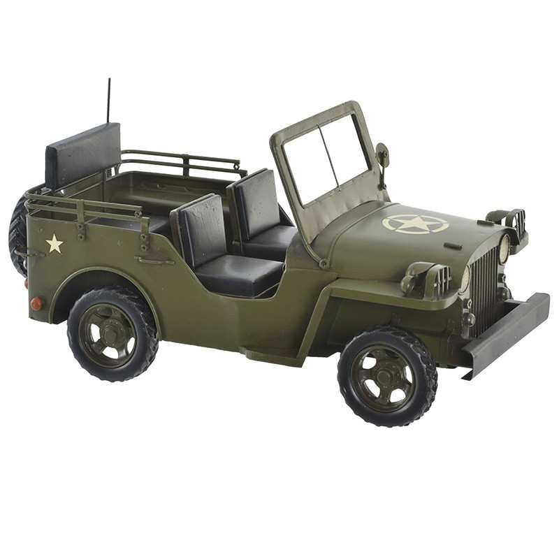 Modellino da collezione Jeep Militare d'epoca