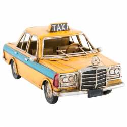 Modellino Taxi Giallo d'epoca da collezione in metallo